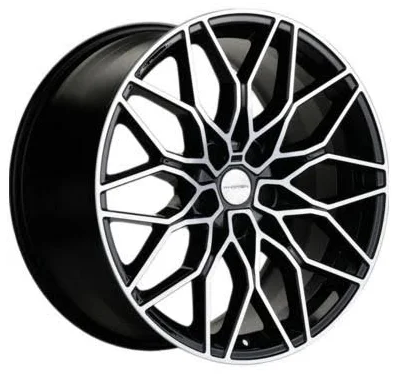Диски Khomen Wheels KHW1902 (3/4/5/6 Rear) Black-FP